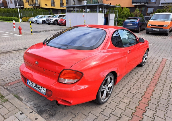 Hyundai Coupe cena 3999 przebieg: 188000, rok produkcji 1999 z Szczecin małe 781